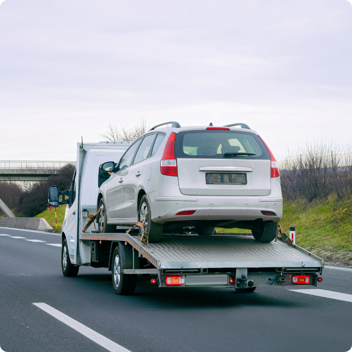 Car Flatbed Towing